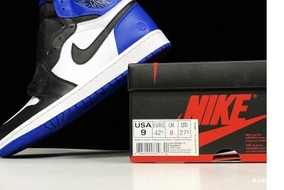 MENS BLACK ROYAL-WHITE 716371-040 RETRO “FRAGMENT” SPORT AIR 1 JORDAN 1202